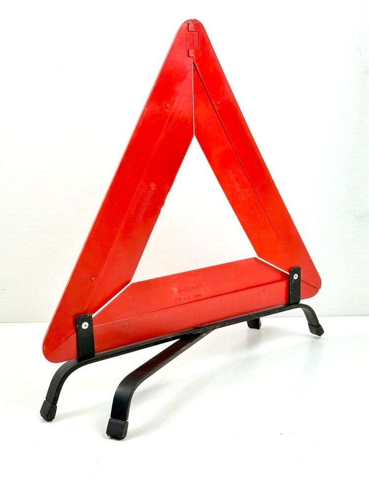 EU Car Emergency Reflective Warning Triangle TremPlastik + Case Kit