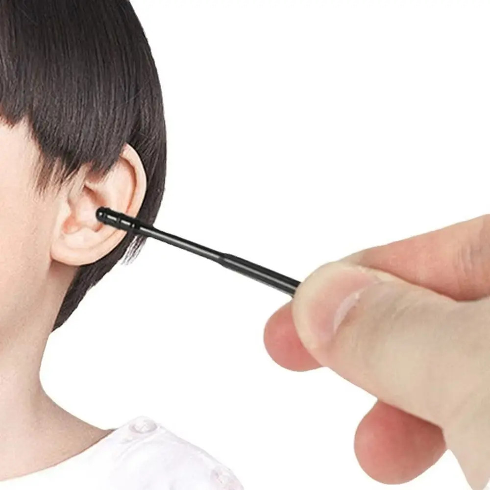 60pcs Disposable Silicone Ear Wax Remover Sticky Earpick S/L Cleaner Set - NEW