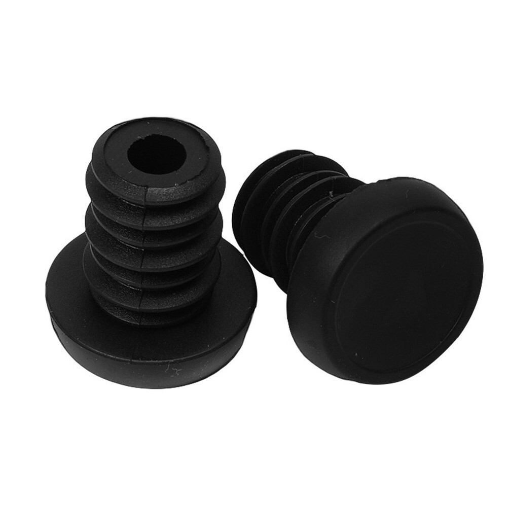1 pair black bicycle handlebar end plugs handlebar end caps handlebar caps