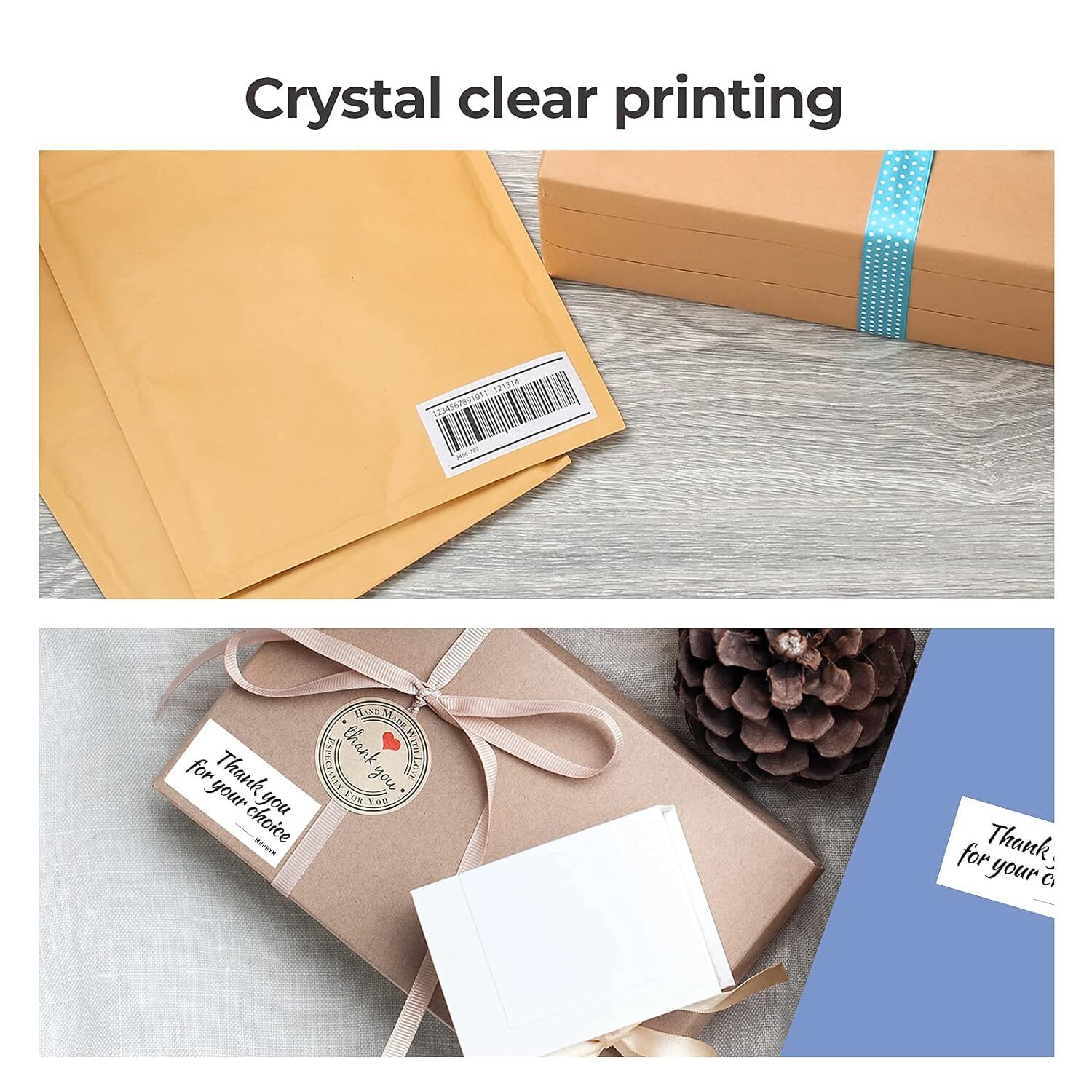 2x1 2x2 4x6 3x1 3x2 4x3 2.25x1.25 4x2 2.625x1 Direct Thermal Shipping FBA Labels