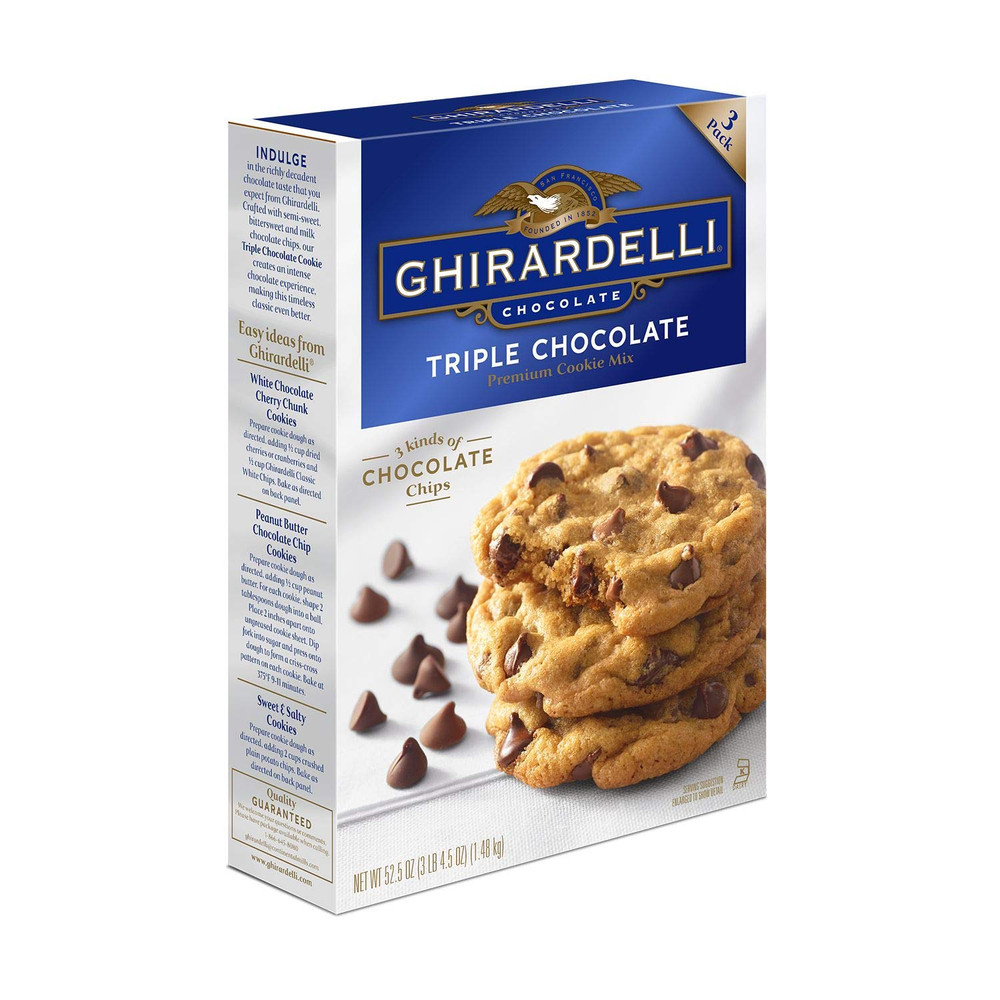 Triple Chocolate Chip Cookie Mix (17.5 Ounce, 3 Pack)