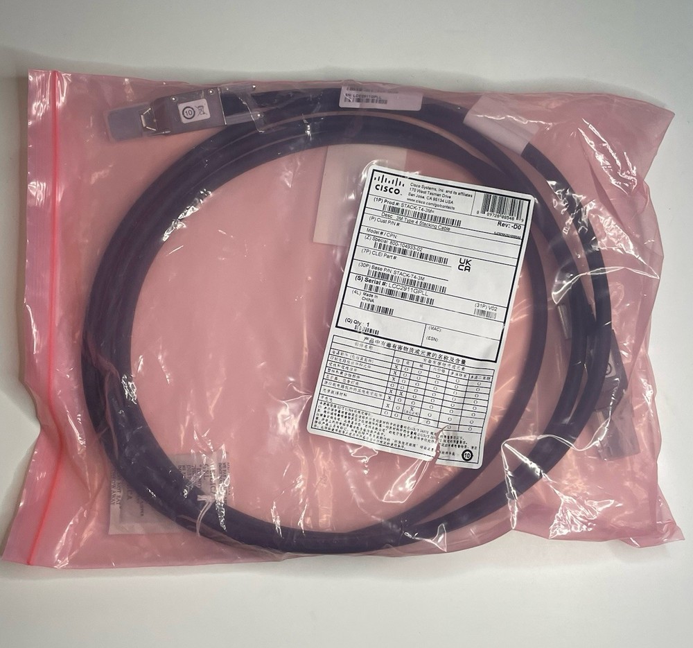 Cisco C9200 3M Type 4 Stacking Cable STACK-T4-3M