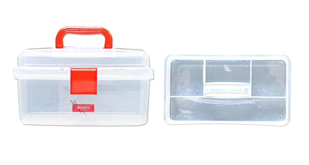 Bohin Transparent Plastic Sewing Box
