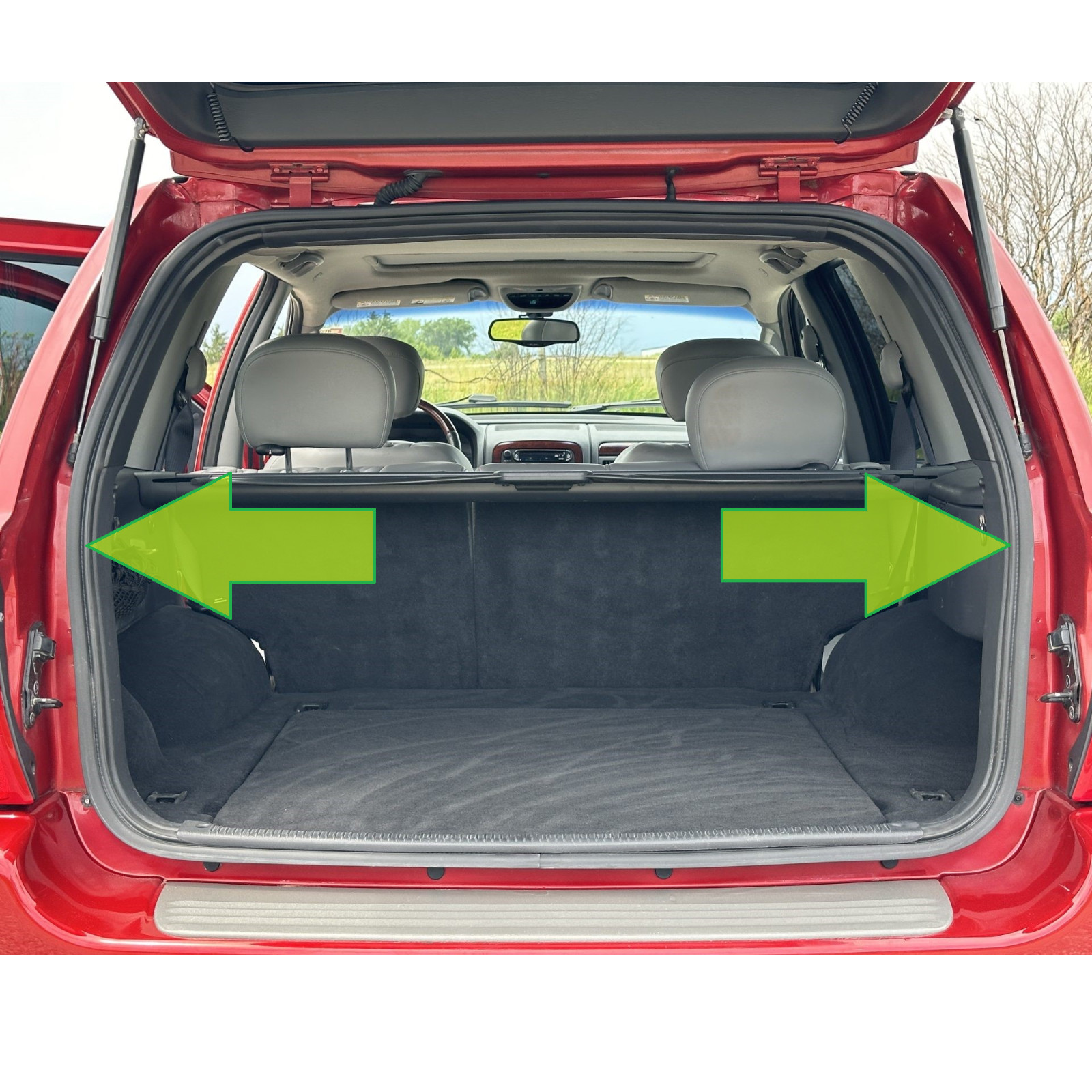 Jeep Grand Cherokee WJ 5-Piece Rubber Seal Weatherstrip Set Doors & Liftgate