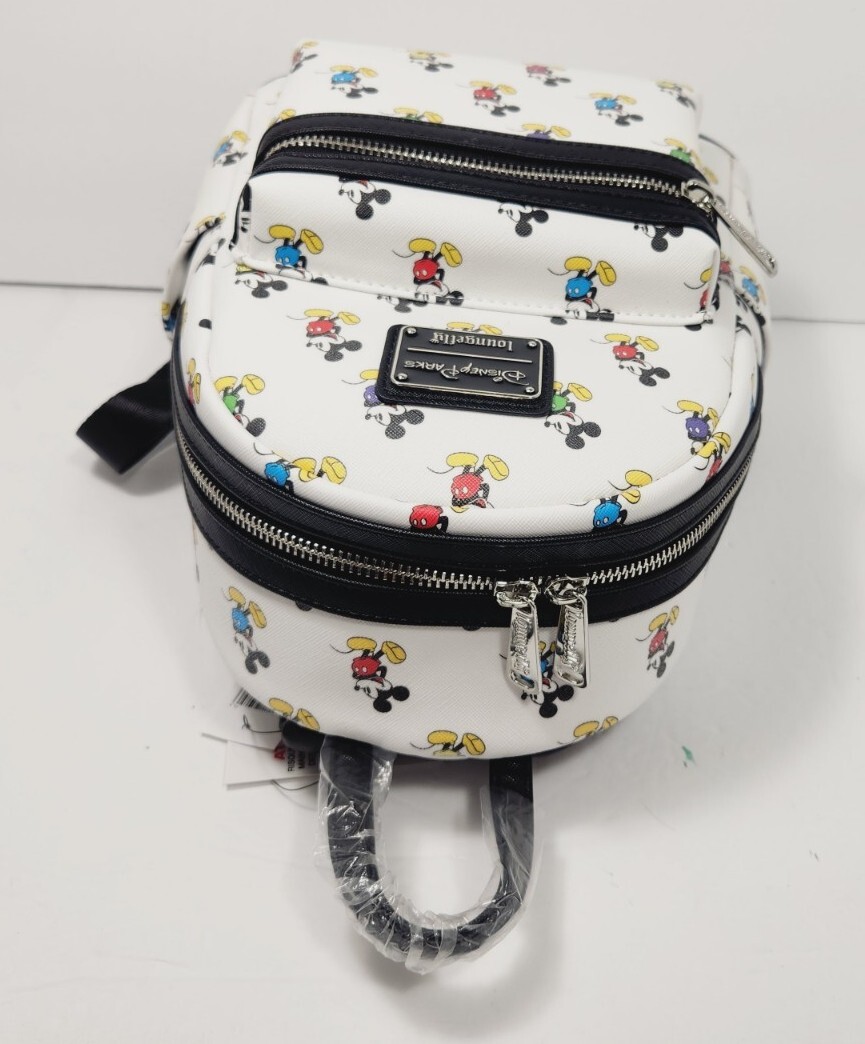 Disney Parks Loungefly Mickey Mouse All Over Mini Backpack NEW NWT FREE SHIPPING