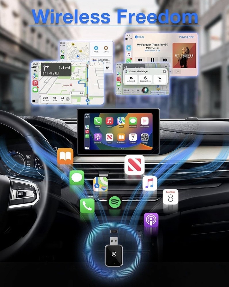 🔥CARPLAY WIRELESS ADAPTOR🔥