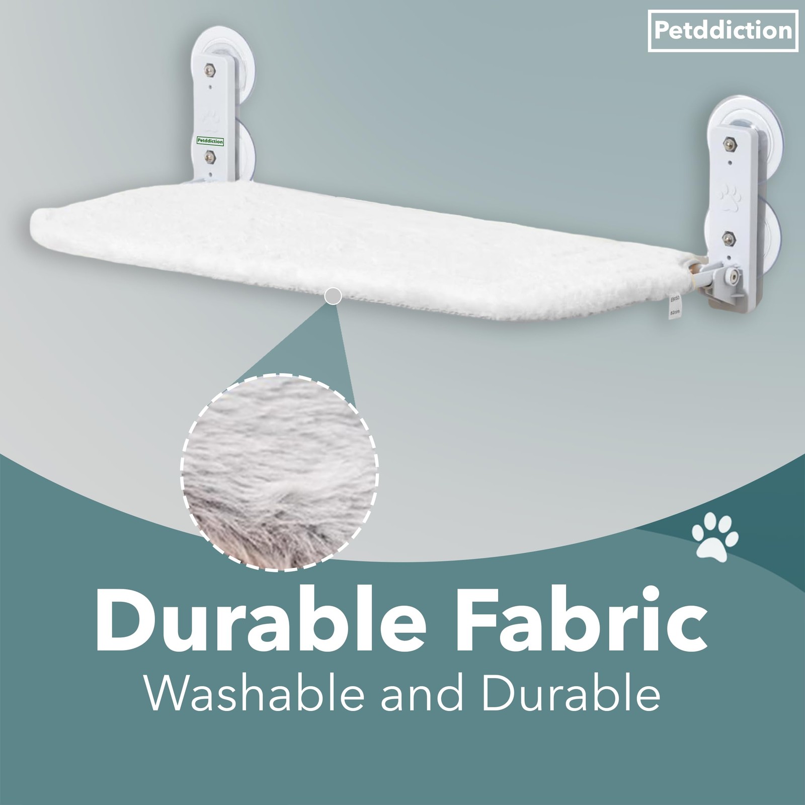 Cat Window Perch Hammock | Window Cat Bed Seat | Foldable Cordless Glass Ledg...