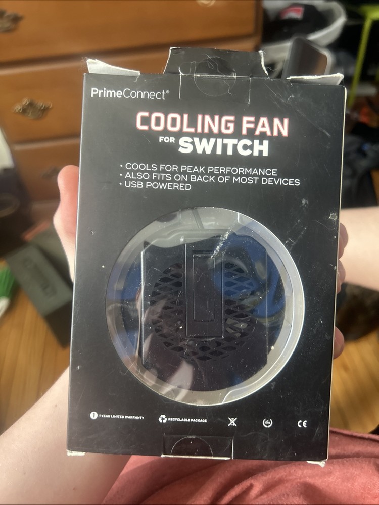 New Nintendo Switch Cooling Fan for Switch Authentic Prime Connect Laptop CPU