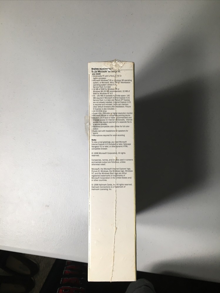 Microsoft Graphics Studio Greets 99 CD ROM