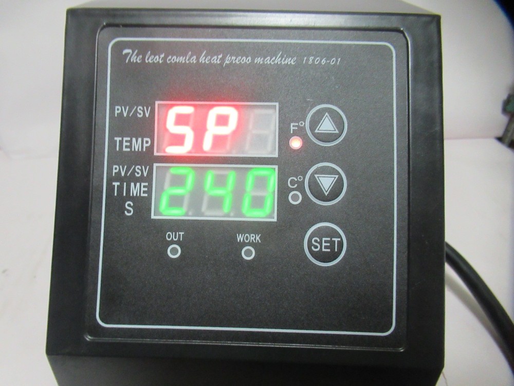 THE LEOT COMLA Heat Press Machine Control Module Timer, Temp Control Box 1806-01