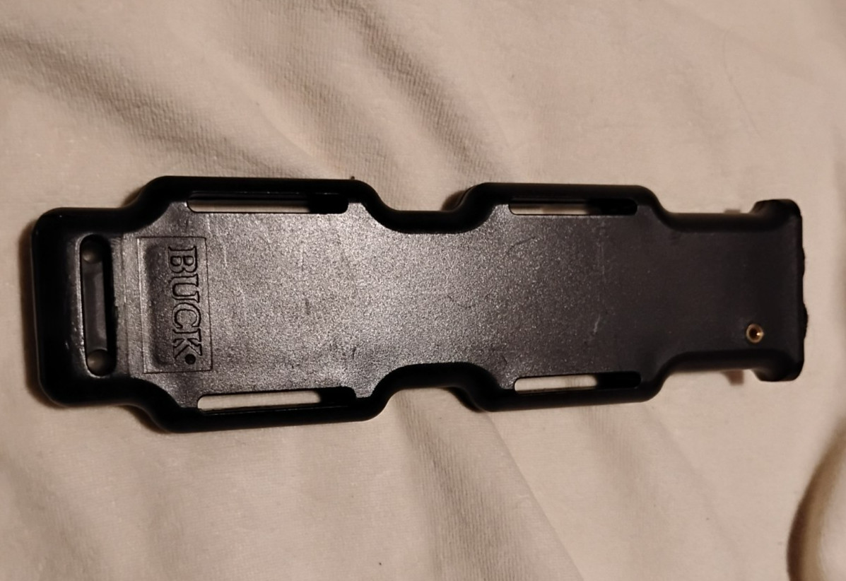 BUCKMASTER 184 SHEATH ONLY BUCK KNIFE CASE HARD PLASTIC OFFICIAL MERCH RAMBO HTF