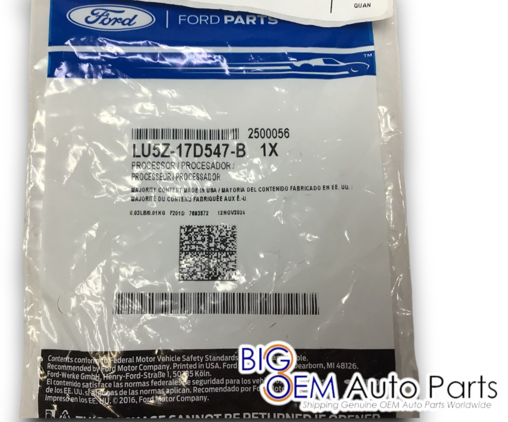 new OEM Ford Lincoln Windshield mounted Rain Sensor Processor LU5Z-17D547-B