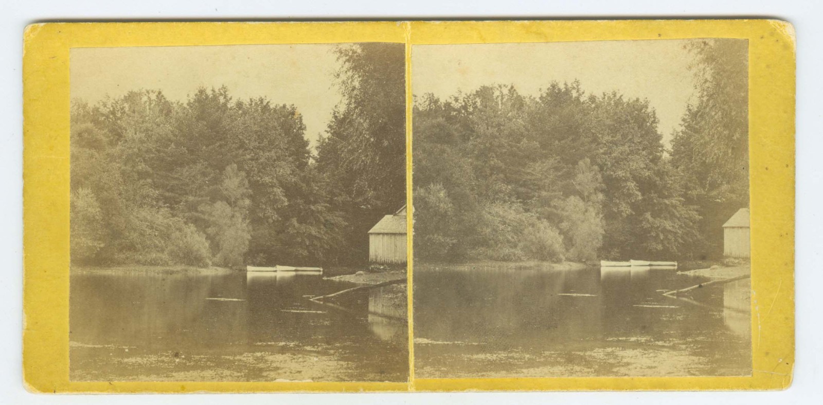 G2169~ NEW YORK – Susquehanna Headwaters Cooperstown Stereoview – WG Smith