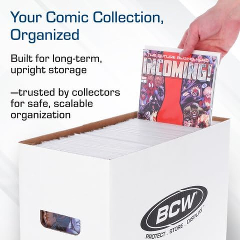 Short Comic Storage Box - 3 Pack | Holds 150-175 Current/Silver Age Comics | Sta