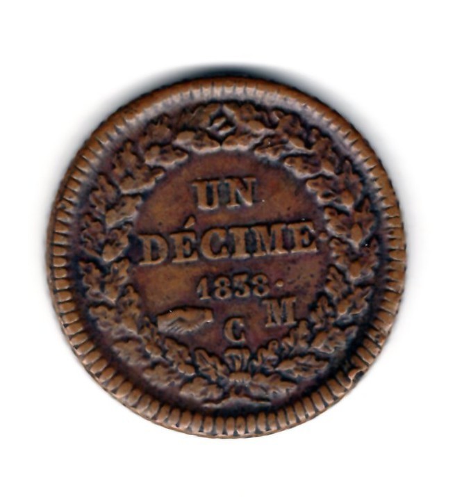 MONACO 1838 DECIME GVF