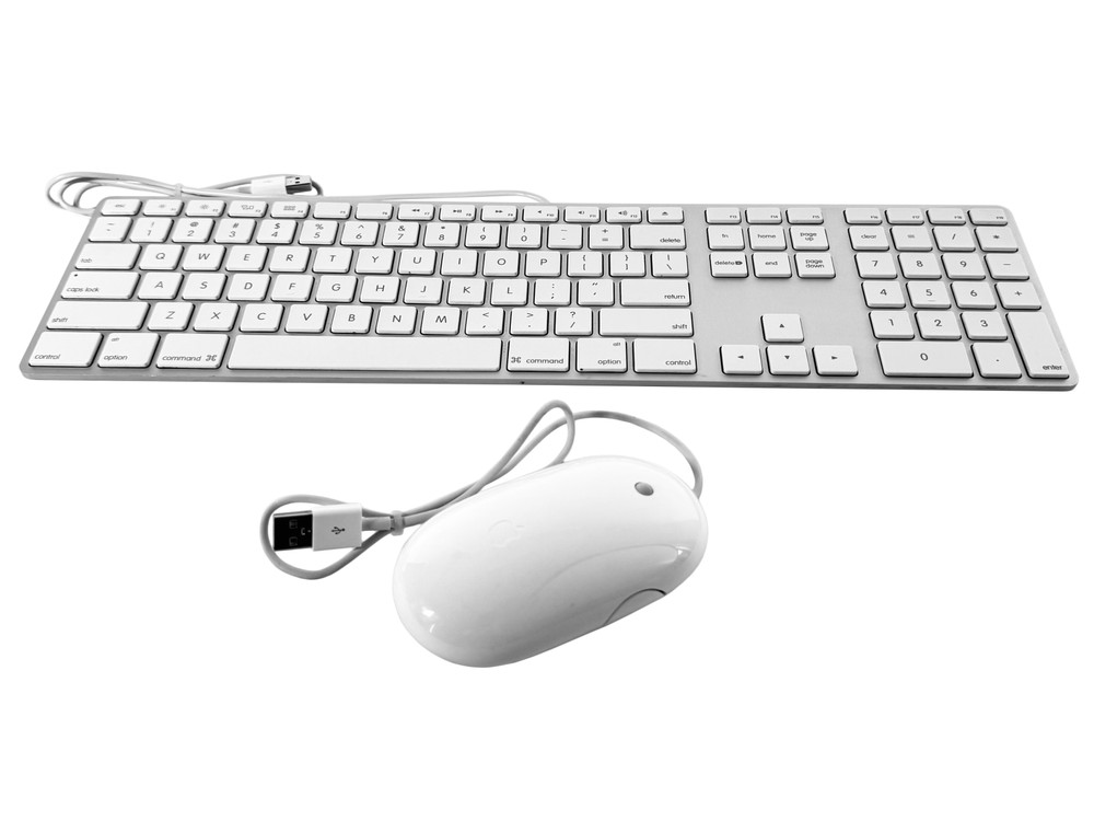Apple A1243 Keyboard & A1152 Mouse – Original Set, Mac Compatible & Plug & Play!
