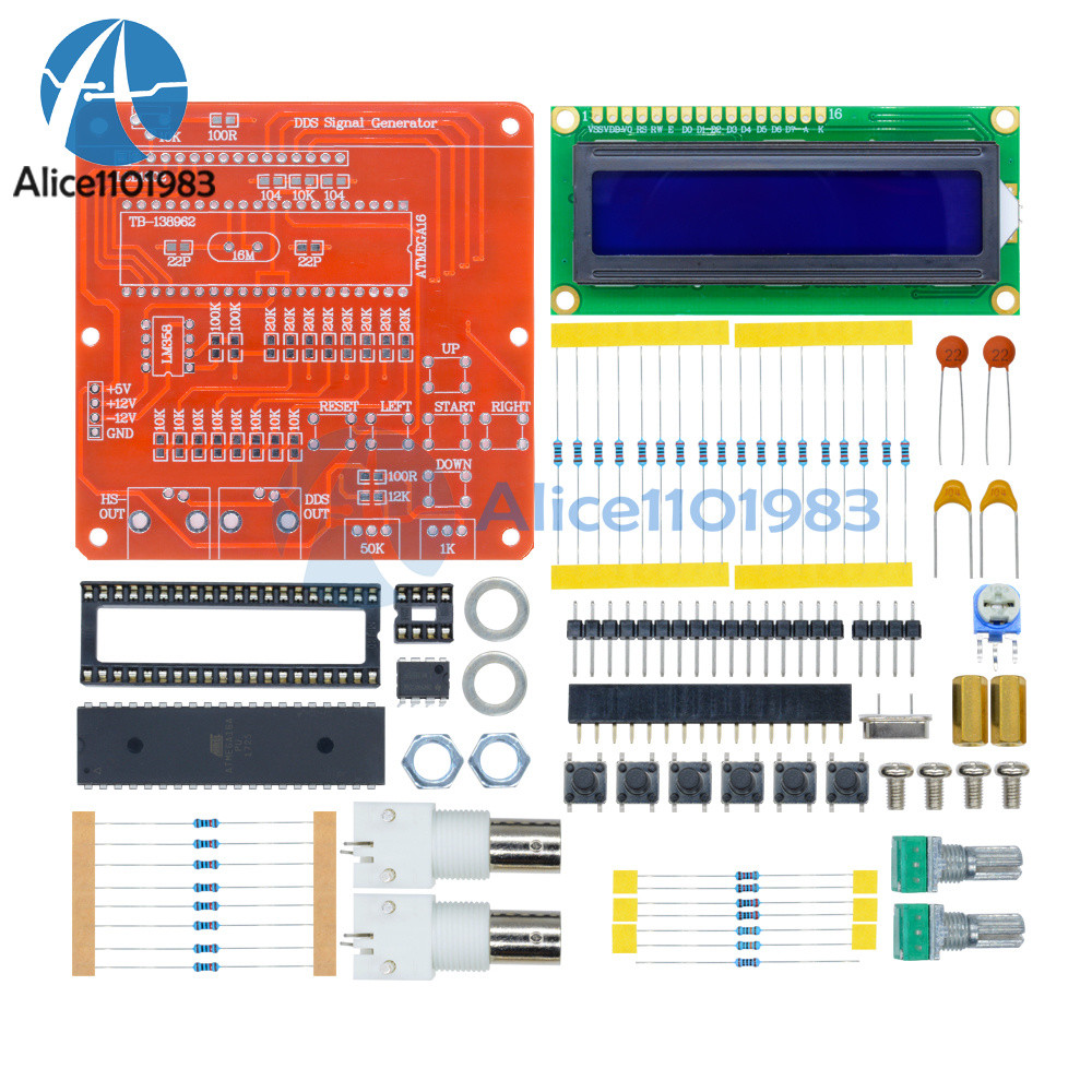 AVR DDS Function DDS Signal Generator Module Kits Sine / Triangle / Square Wave
