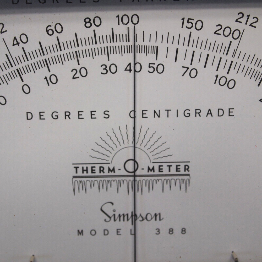 Simpson Model 388 Therm-O-Meter, Temperature Meter