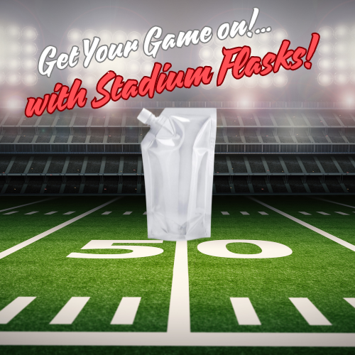 Cruise Plastic Flask Kit Runners Rum Alcohol Liquor Smuggle Booze Bags Travel