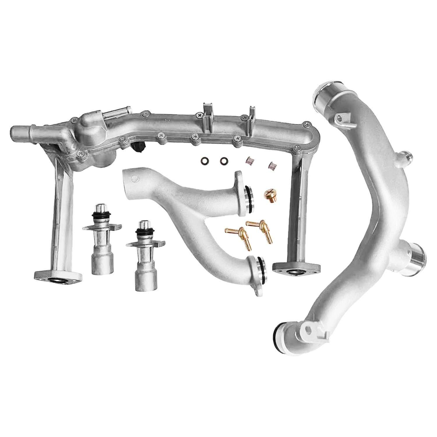 Upgraded Metal Coolant Water Pipe System Kit For Land Rover Jaguar 3.0 V6 5.0 V8