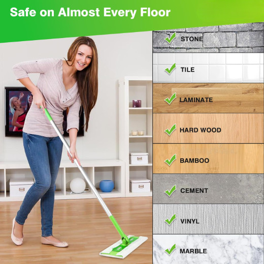 Dry Sweeping Cloths, 100 Count Mop Refill Compatible with Swiffer Sweeper - Disp