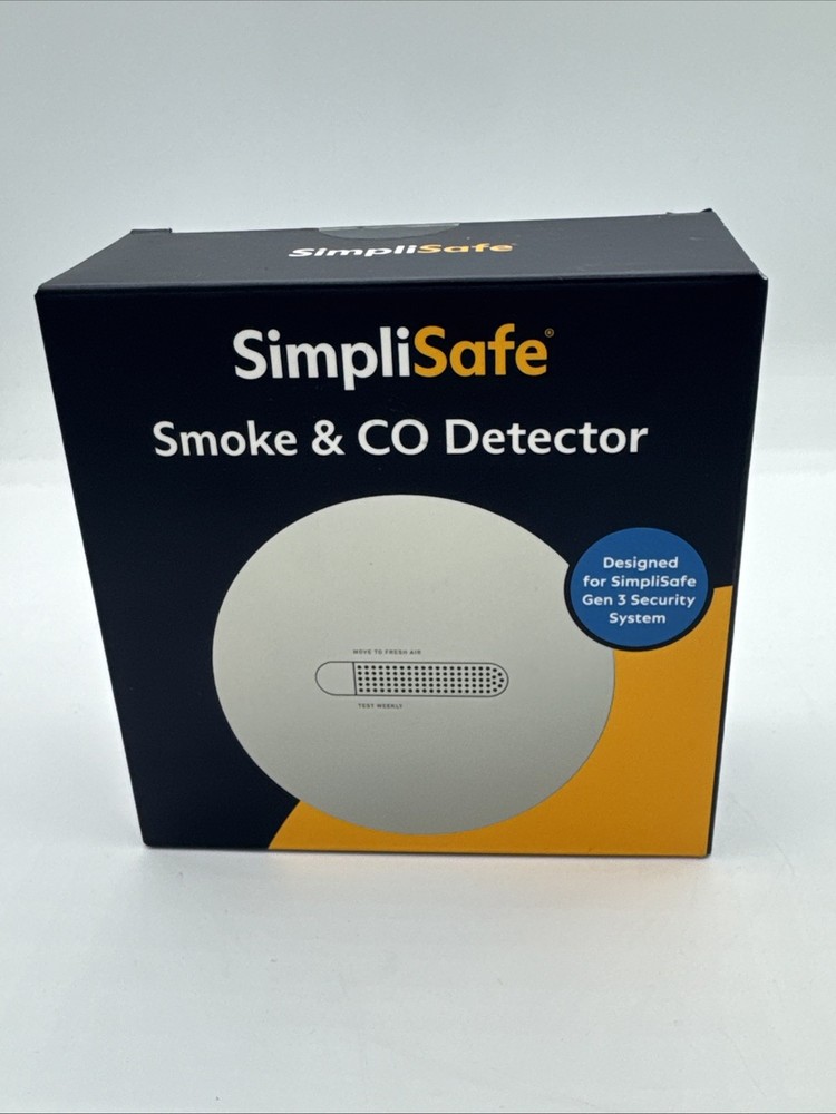 SimpliSafe Smoke & Carbon Monoxide Detector White CA002