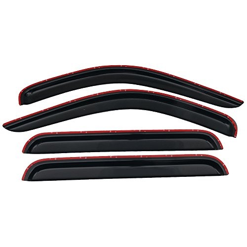 Tape On External Window Visor, Compatible with 1998-2004 Dodge Durango,