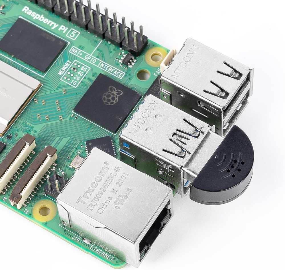 Compact USB Microphone for Raspberry Pi 5/4B/3B+ & Laptops – No Driver Needed