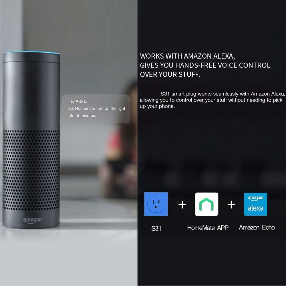 Brand New Mini WiFi Smart Remote Control Timer Switch Power Socket (Maroon)