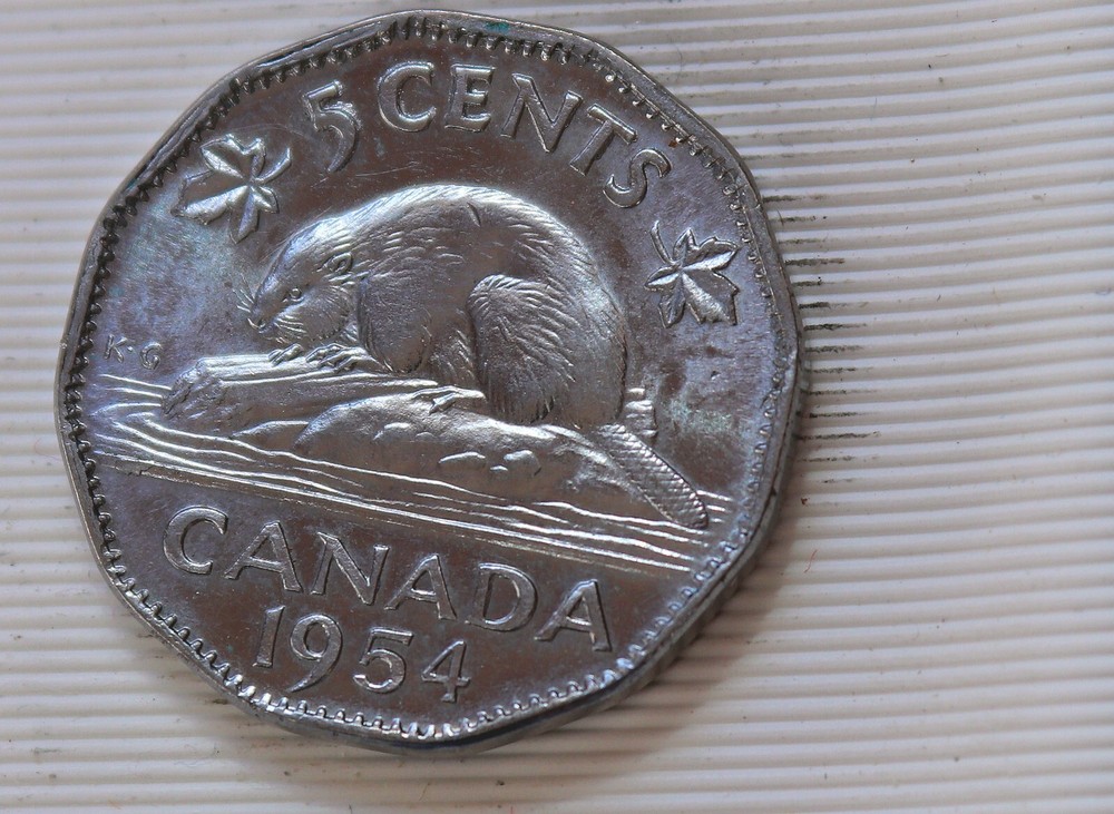 1954 Canada 5 Cents