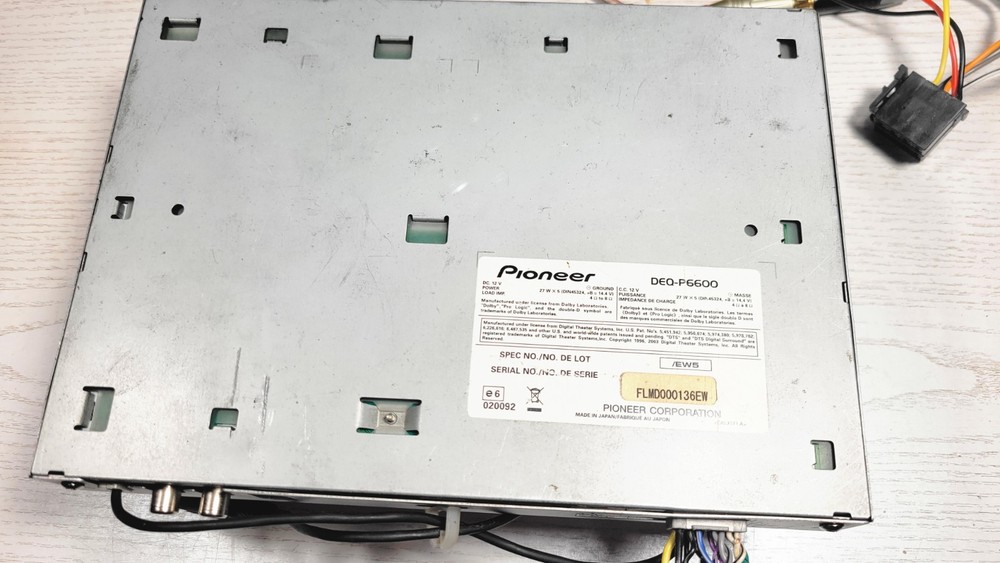 PIONEER DEQ-P6600 DSP Multi Channel Processor TESTED