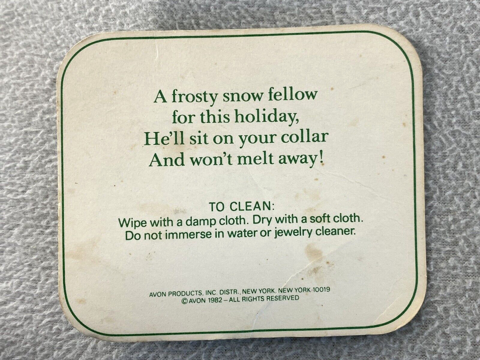 Vintage 80's Avon Holiday Christmas Pin Necklace Plastic Jewelry Lot of 5