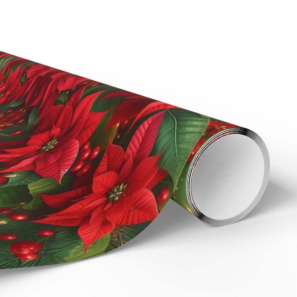 Poinsettia Wrapping Paper