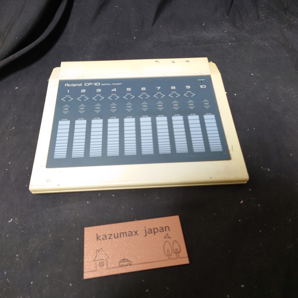 Roland CF-10 Digital Fader Controller MIDI Mixing Control Surface Tested Japan