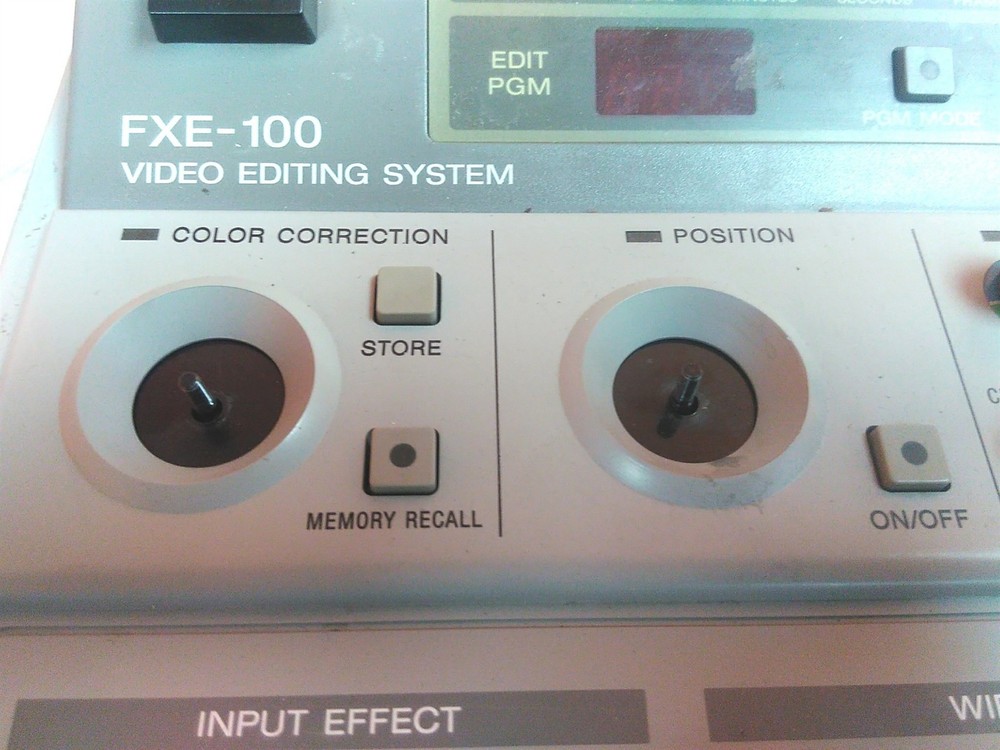 Power Tested Only Sony FXE-100 Video Editing System AS-IS