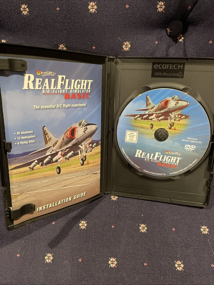 Great Planes Real Flight R/C Flight Simulator Basic Rare OOP