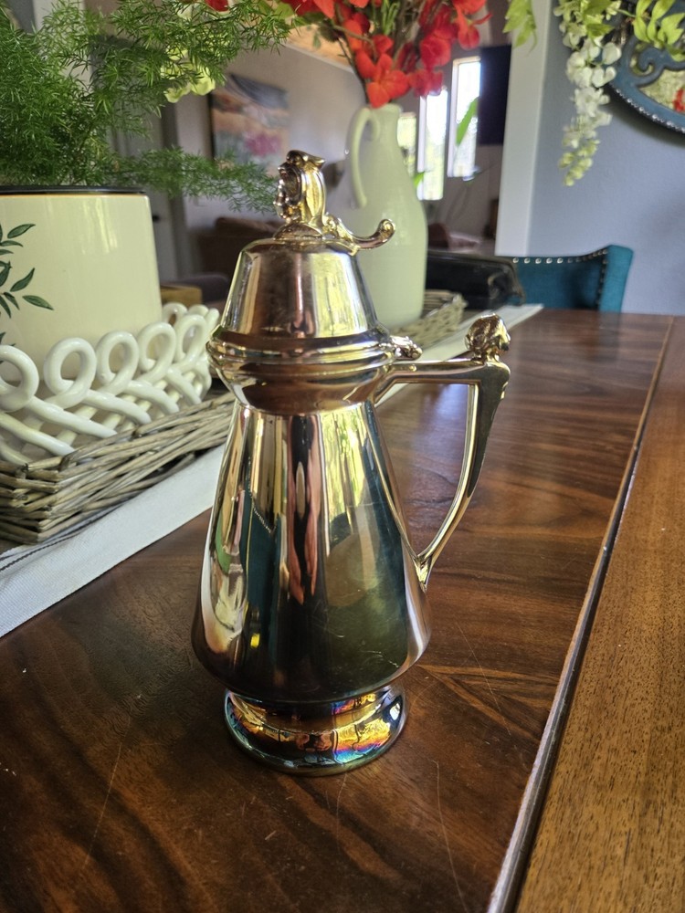 Antique Silver Plated Pitcher Container