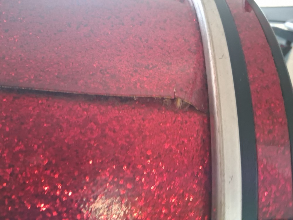 Gretsch 1966 Red Sparkle 4 piece drum set