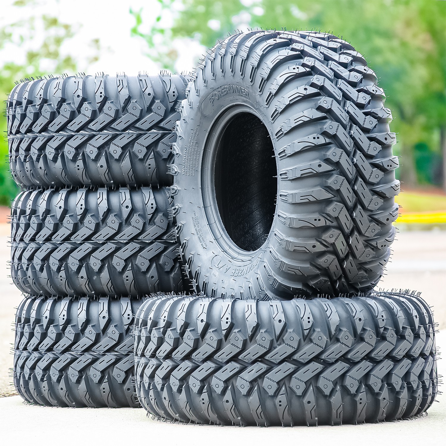 4 Forerunner Ohanzee A/T 27x11.00R12 27x11R12 79J 8 Ply AT ATV UTV Tires