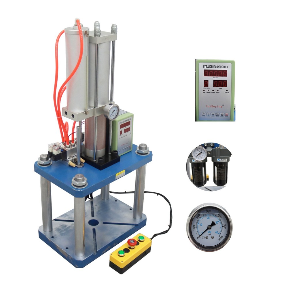 Pneumatic Punch Press with Digital Controller &Emergency Stop 11023lb 4 Column