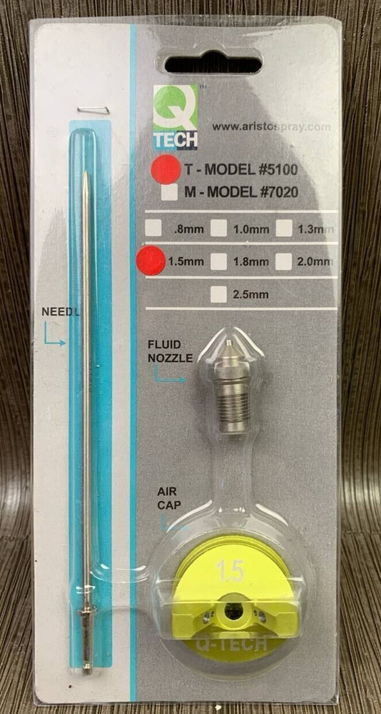 QTech T-5100 1.5mm Air Cap Set