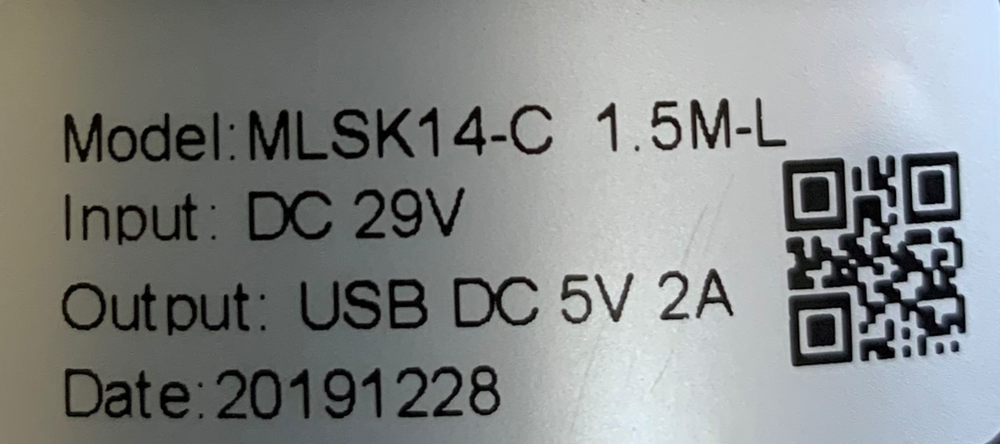 Mulin Electric Switch - MLSK14-C Button Power Recliner Switch + USB