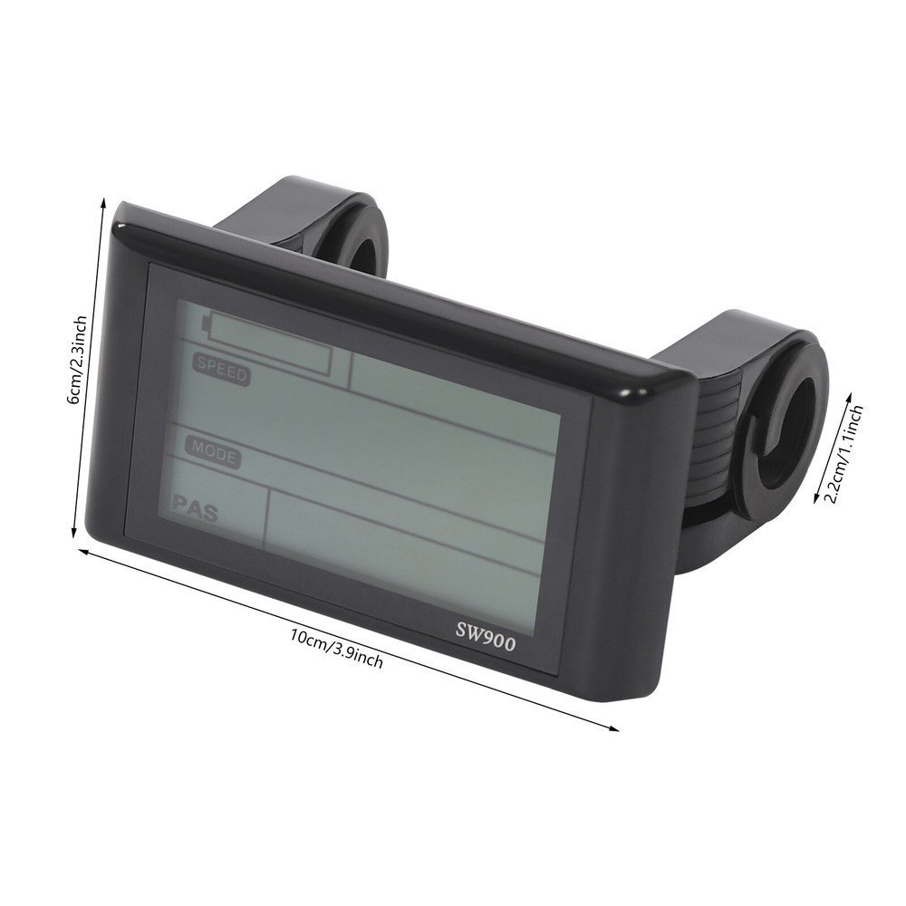 Electric Bicycle Display Screen E-Bike LCD Display Screen Rectangle 10*6cm