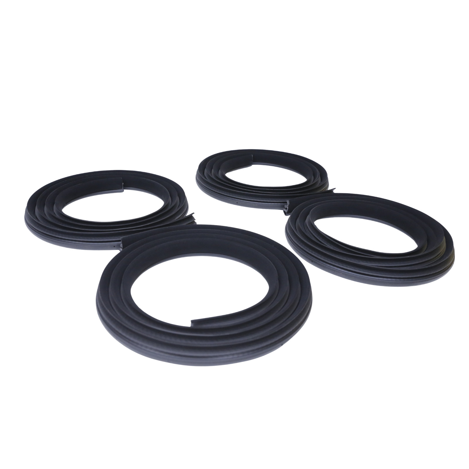 VELVET DOOR SEAL SET 4PCS FOR LAND ROVER DISCOVERY 3 4 2004-2016 RUBBER