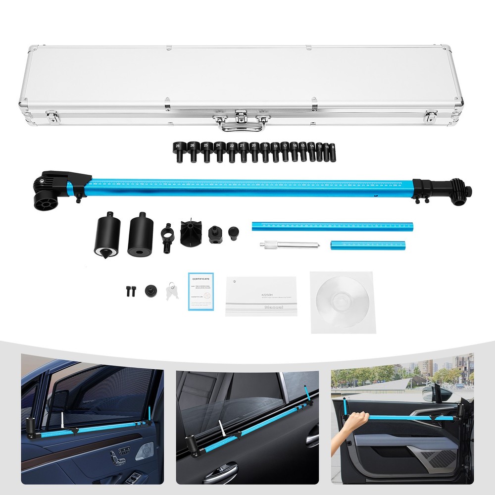 Auto Body Frame Machine 2D Measuring Ruler System High-precision W/ 3D Adapter