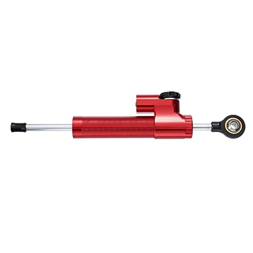 Universal Motorcycle Steering Damper Adjustable Linear Stabilizer for Red