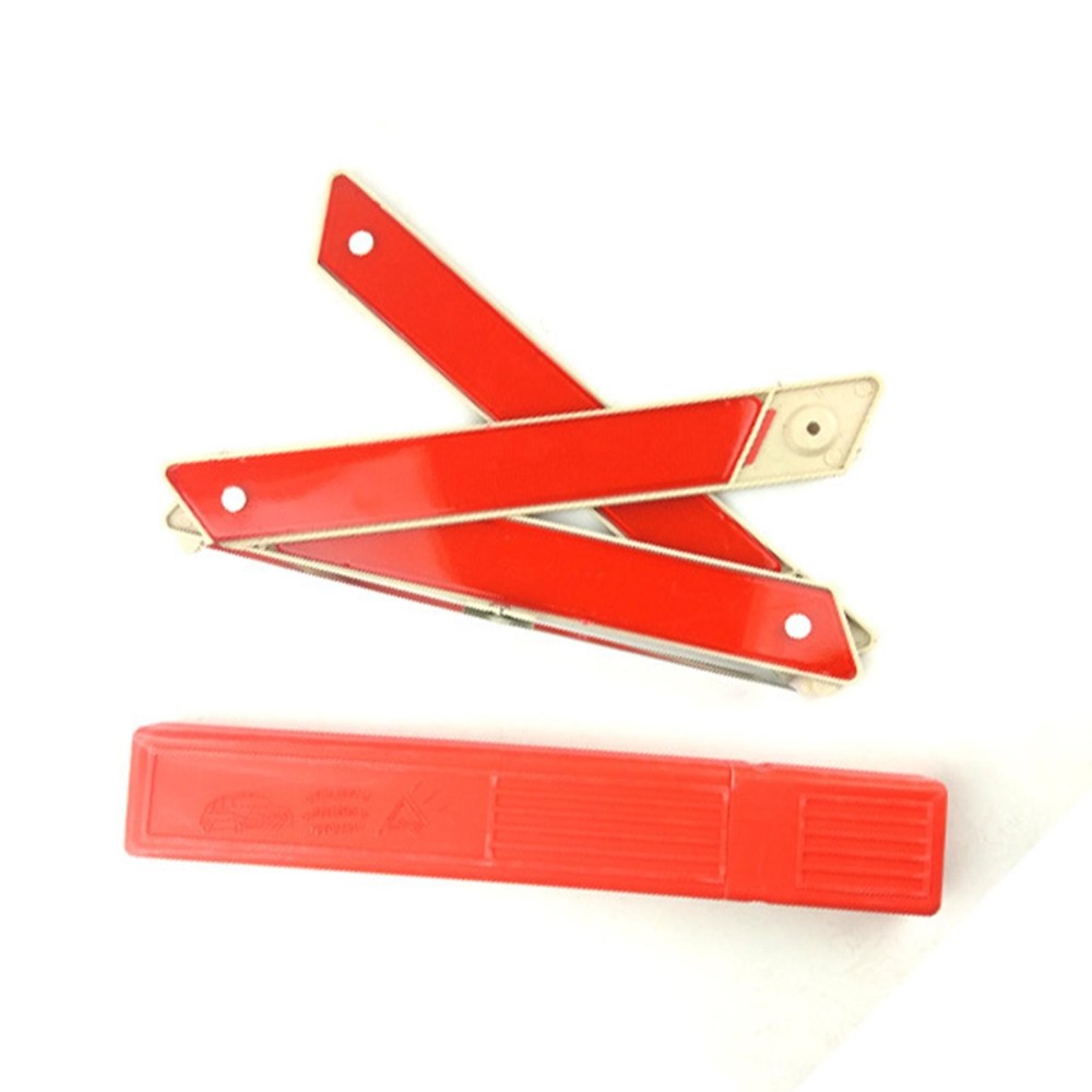 Emergency Triangle for Vehicles, Folded Stop Sign Foldable Safety Triangle