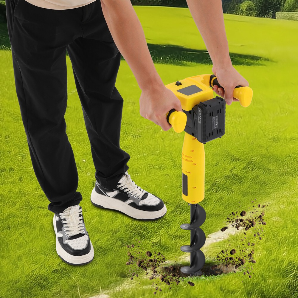 Cordless Hole Digging Machine Post-Hole Digger Electric Post Hole Digger 350W