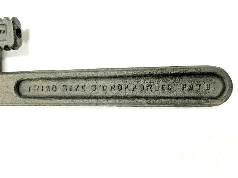 Antique Trimont MFG CO Trimo 8” Pipe “Monkey” Wrench