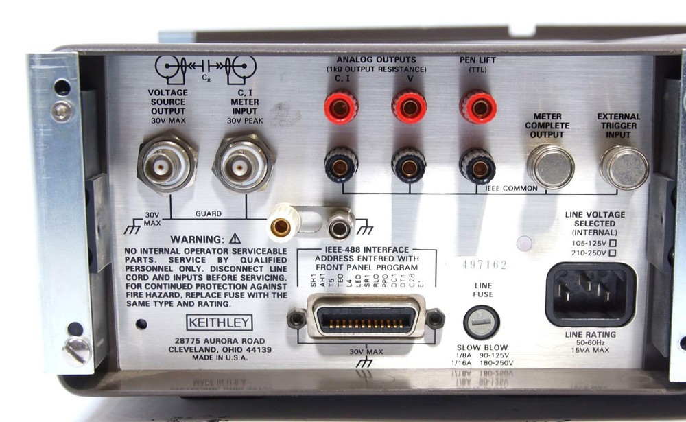 Keithley 595 Quasistatic CV Meter with Keithley 220 Programmable Current Source